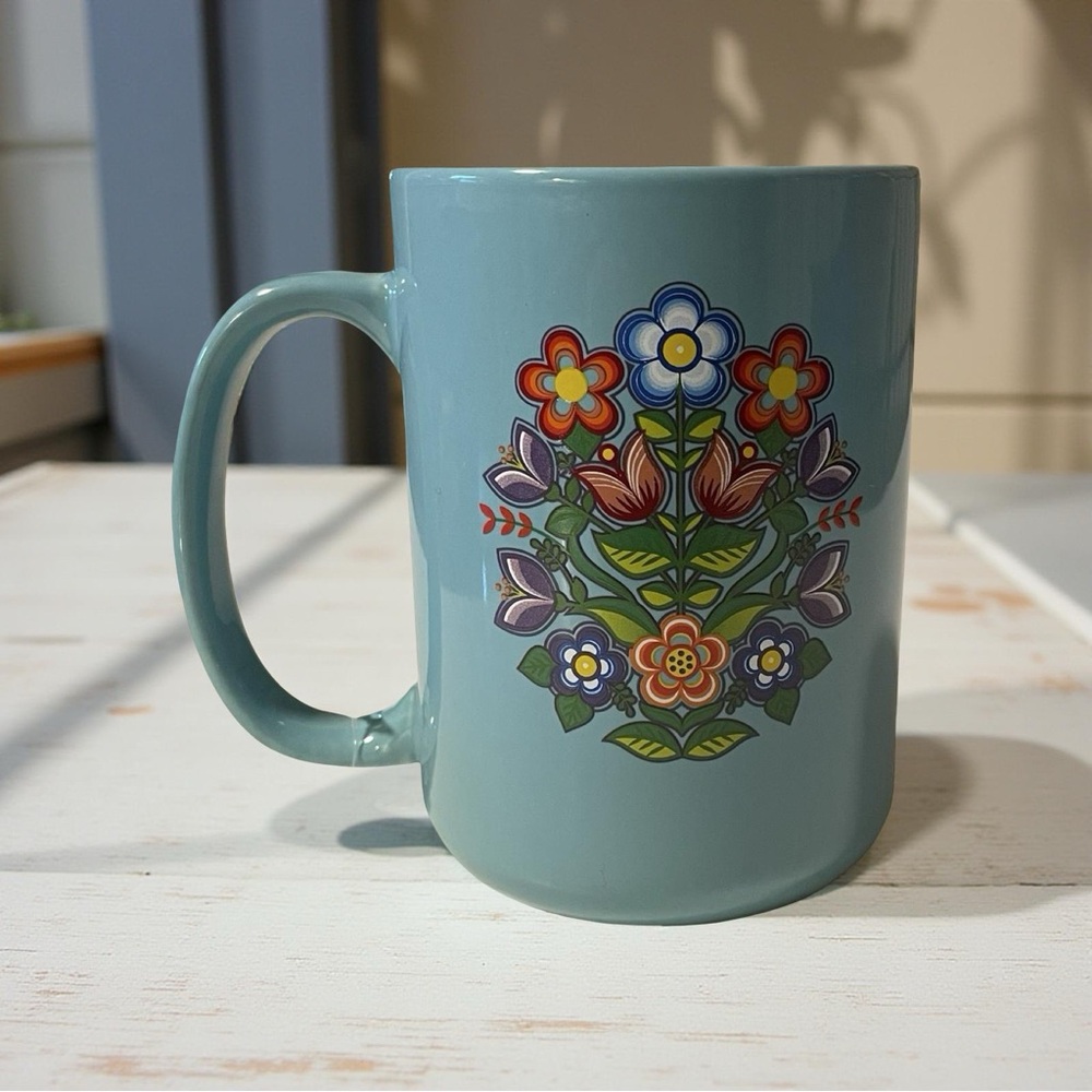 “Anishinaabe Gathering” 16oz Café Mug by Nu Trendz ☕️